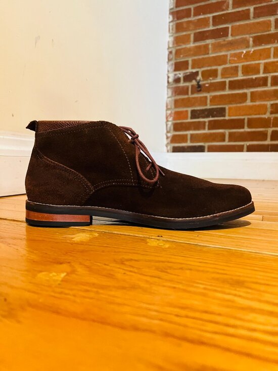 Cole Haan Mens Ogden Boot Size 13 M Brown Suede Stitch Chukka Lace Up Plain Toe main image 11